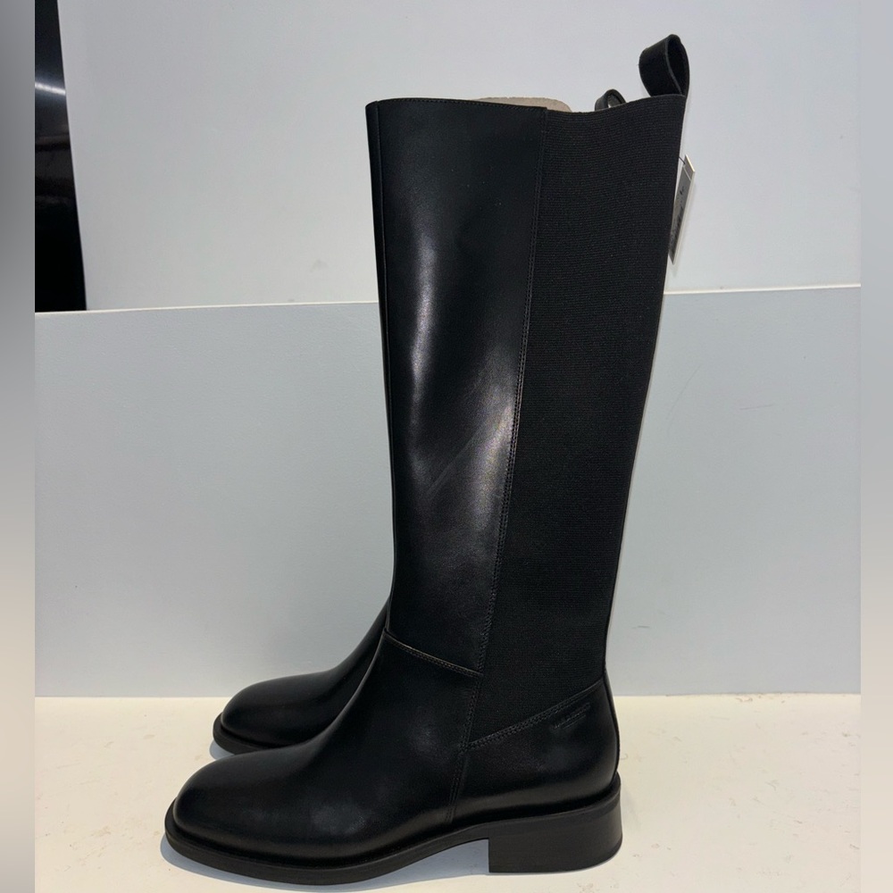 Vagabond Sheila Riding Boots 37 Black Leather